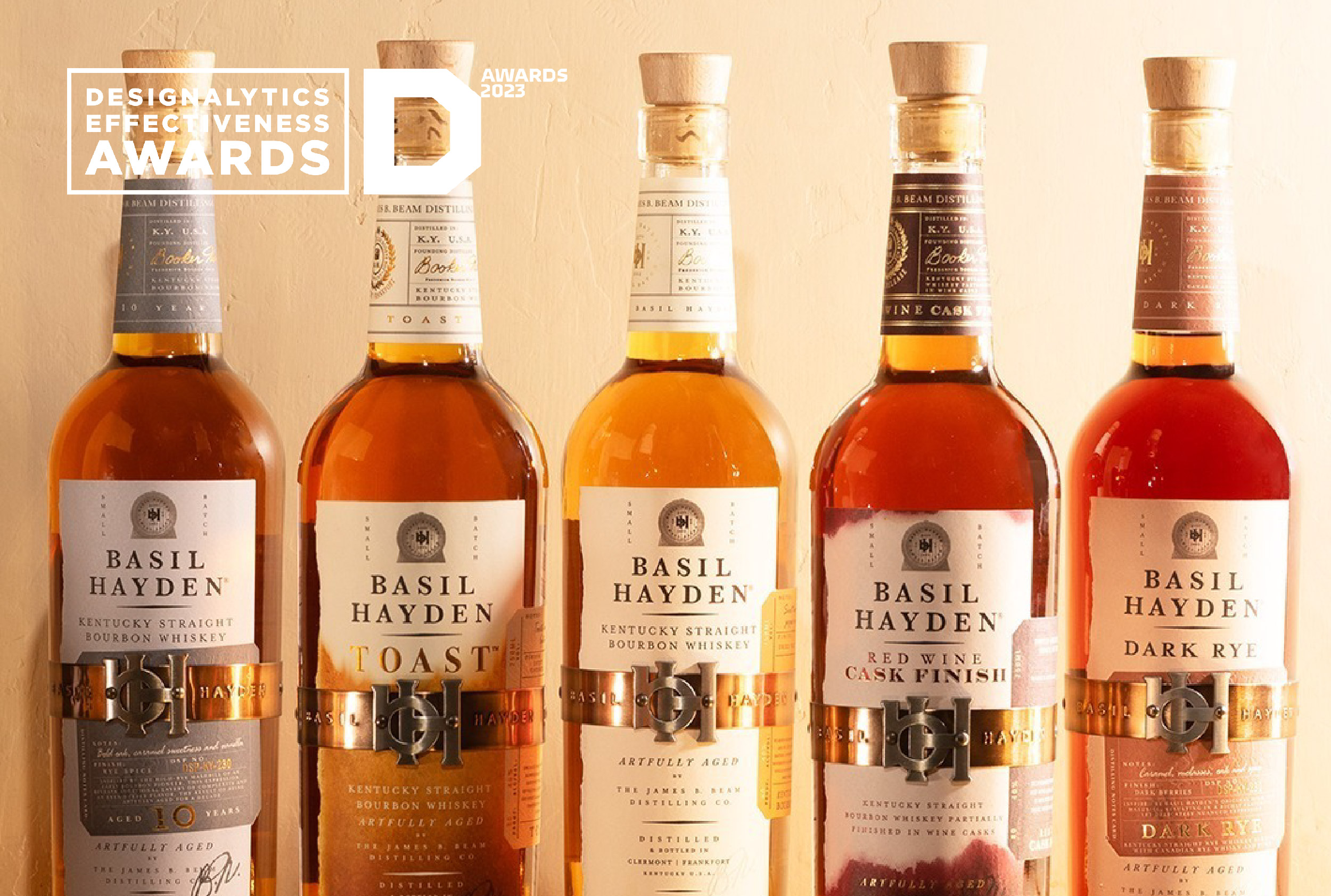 Designalytics Effectiveness Awards 2023 Basil Hayden Claims Grand Prize